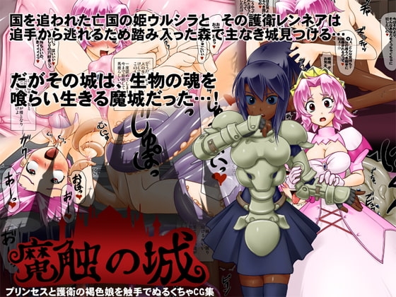 魔触の城 姫様褐色娘触手陵○CG集