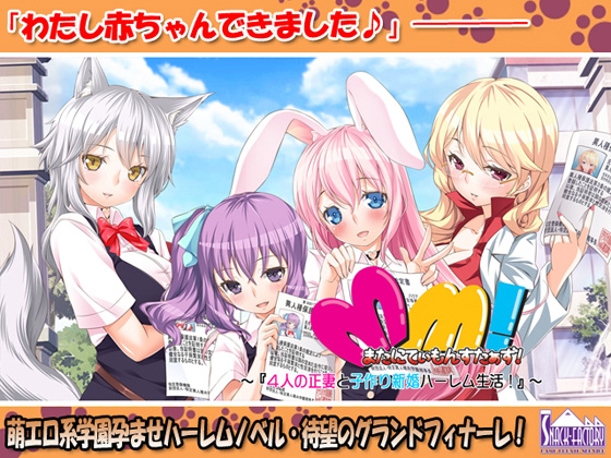 またにてぃもんすたぁず！ ～4人の正妻と子作り新婚ハーレム性活！～